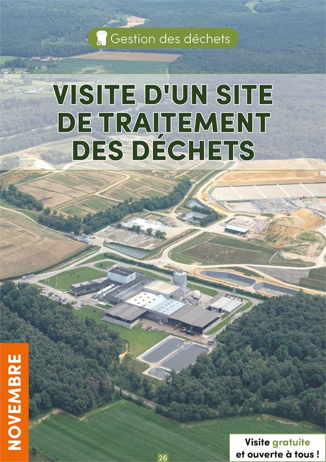 Visite d'un site de traitement des déchets - 3CM
