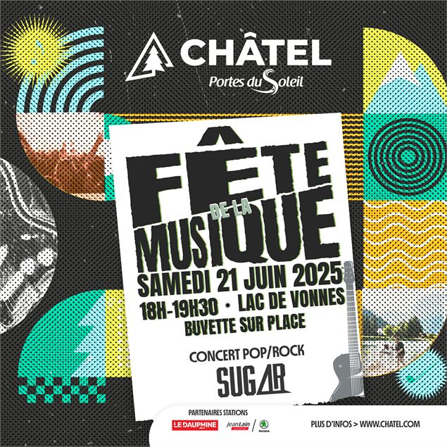 Concert fête de la musique - SUG4R_Châtel - Val Média
