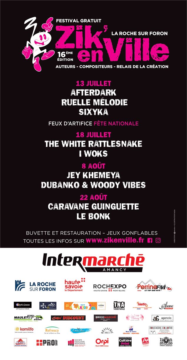 Festival Zik'en Ville - Office de tourisme La Roche-sur-Foron