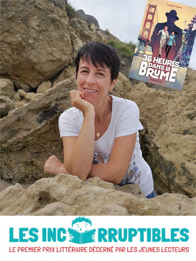 Affiche couleur de la rencontre avec Nathalis Somers - Médiathèques d'Annecy