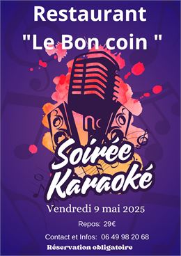 Soirée repas karaoké_Thoissey