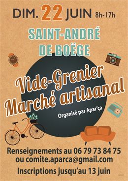 Vide grenier_Saint-André-de-Boëge - Comité Apar'ça
