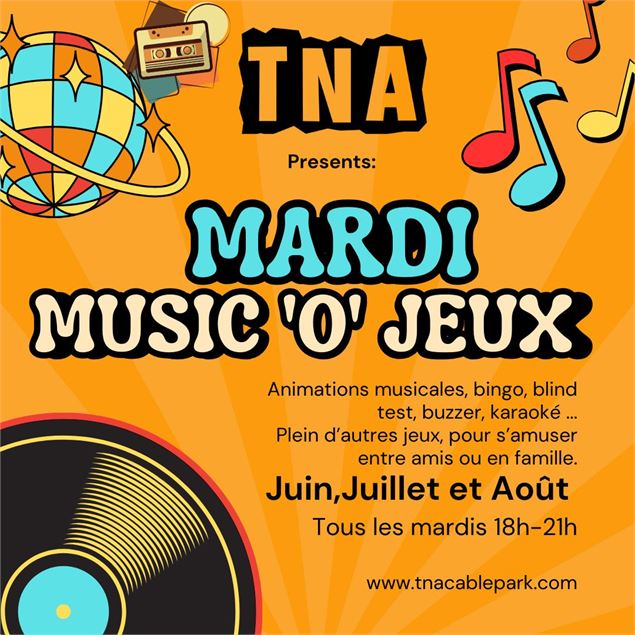 Musique et jeux - TNA Cable Park