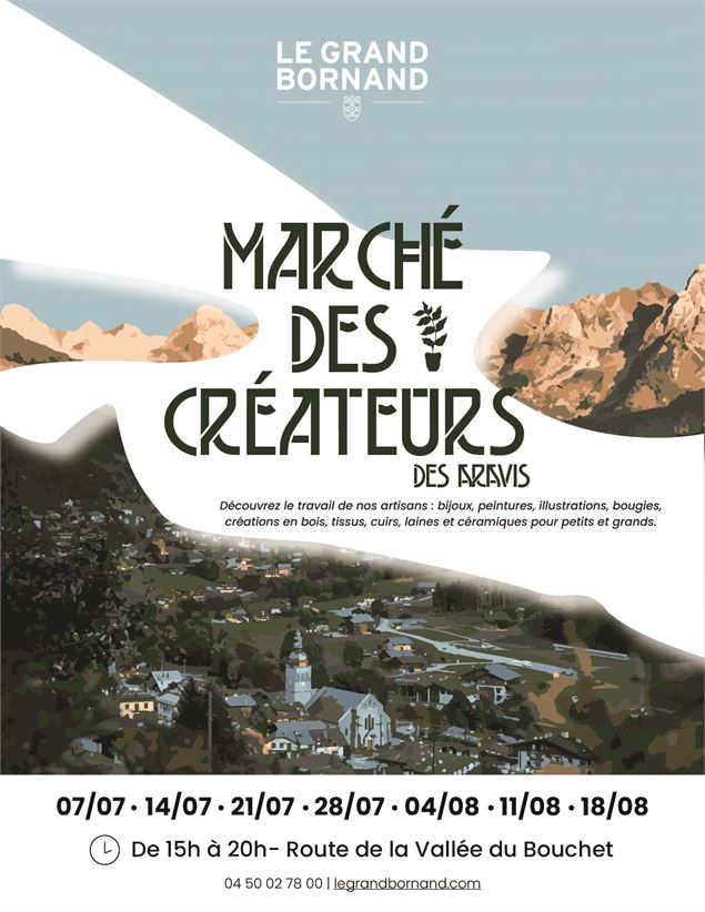 Marché des créateurs_Le Grand-Bornand - ©Le Grand-Bornand Tourisme