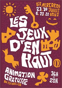Affiche jeux d'en haut - ©Le Grand-Bornand Tourisme