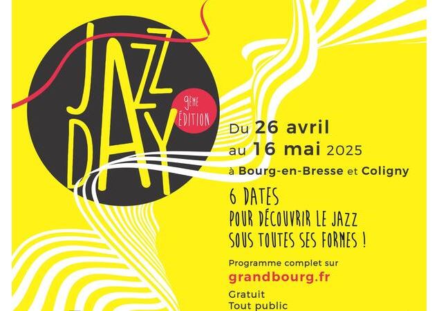 Visuel Jazz Day 2025 - Grand Bourg Agglomération