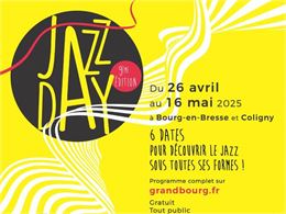 Visuel Jazz Day 2025 - Grand Bourg Agglomération