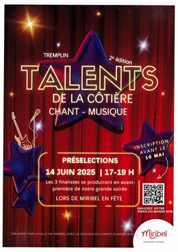 Tremplin Talents de la Côtière - Comité des Fêtes Miribel