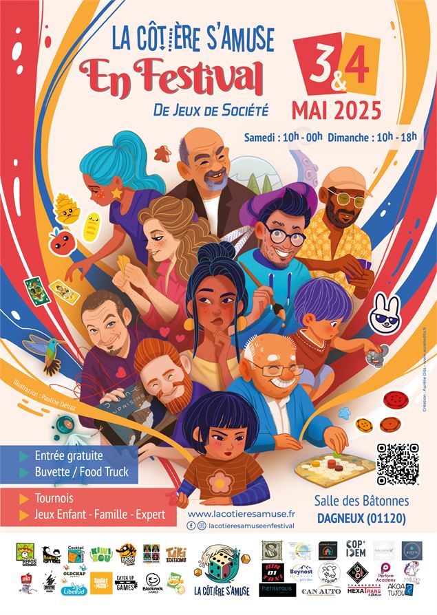 Affiche de notre festival - Pauline Detraz et Aurélie Dits