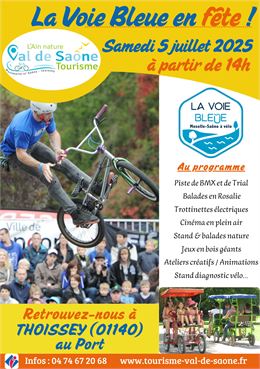 La Voie Bleue en fête !_Thoissey