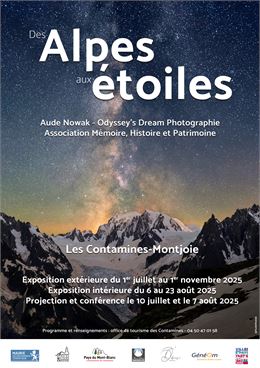 Des Alpes aux Etoiles - Expositions, projection et conférences