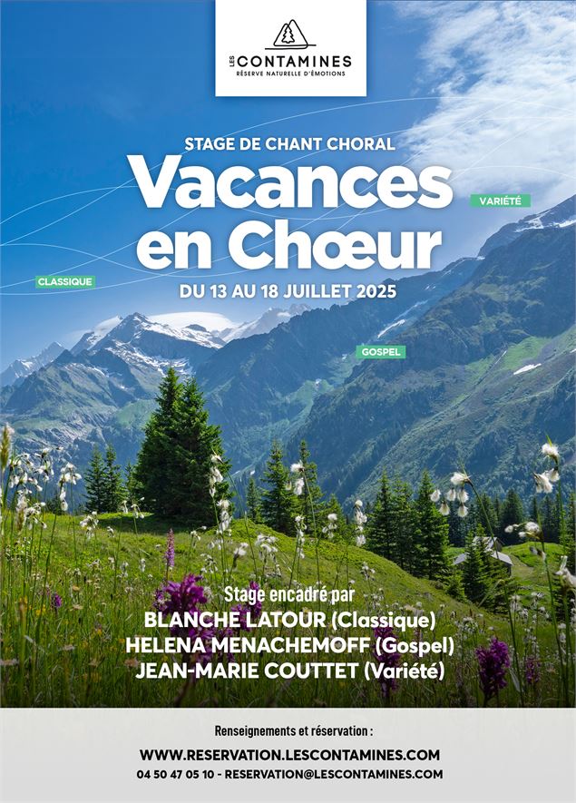 Affiche Vacances en Choeur 2023