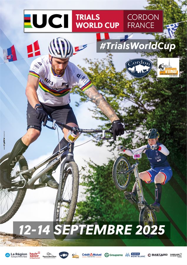 Affiche Coupe du Monde VTT Trial 2025 - © UCI VTMB