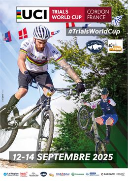 Affiche Coupe du Monde VTT Trial 2025 - © UCI VTMB