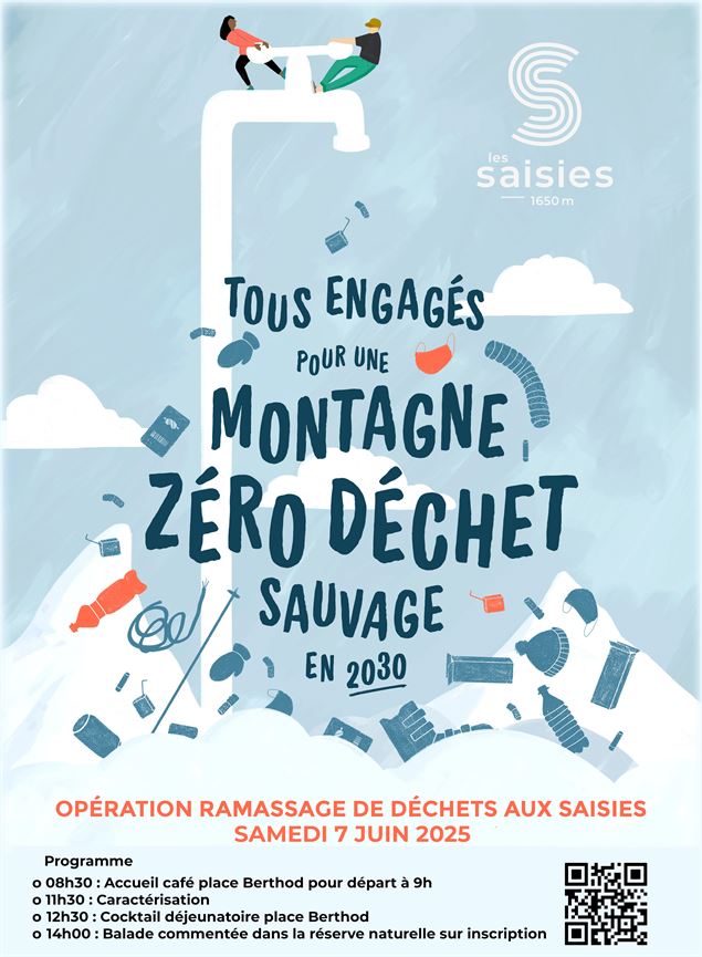 Affiche Ramassage des déchets 2025 - OTLESSAISIES