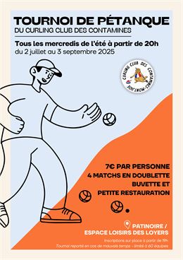 Tournoi de pétanque en doublette