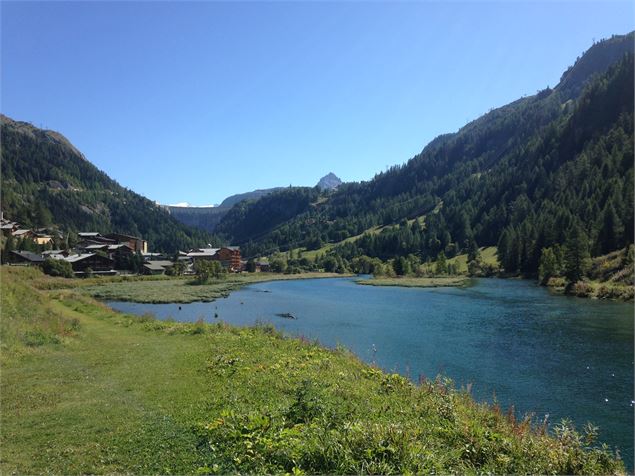 Tignes-Les Brévières : vue générale du village - DD-FACIM