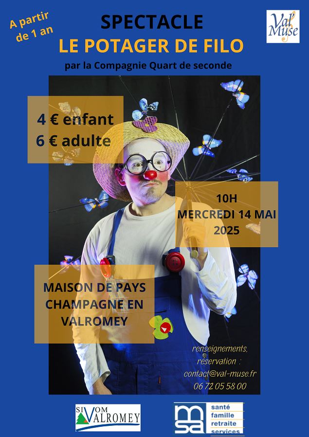 Spectacle Le Potager de Filo - Val'Muse