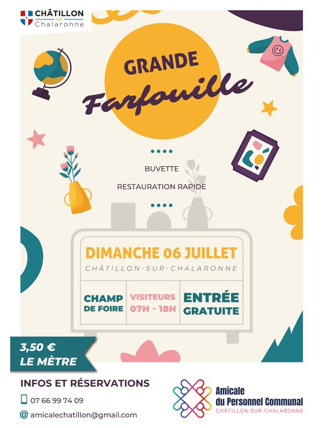 Affiche Grand Farfouille - Bechetoille Benjamin