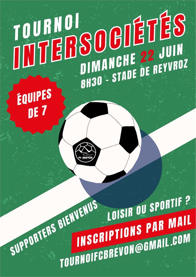 Tournoi de Foot Inter sociétés_Reyvroz - FC Brevon