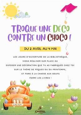 Troque une déco pour un choco - Service Culture et Patrimoine