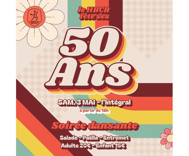 Soirée dansante pour les 50 ans du Handball Club de Belley_Belley - HBCB