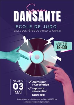 Soirée dansante_Virieu-le-Grand - Ecole de Judo