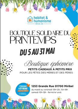 Boutique Solidaire du Printemps - Habitat et Humanisme