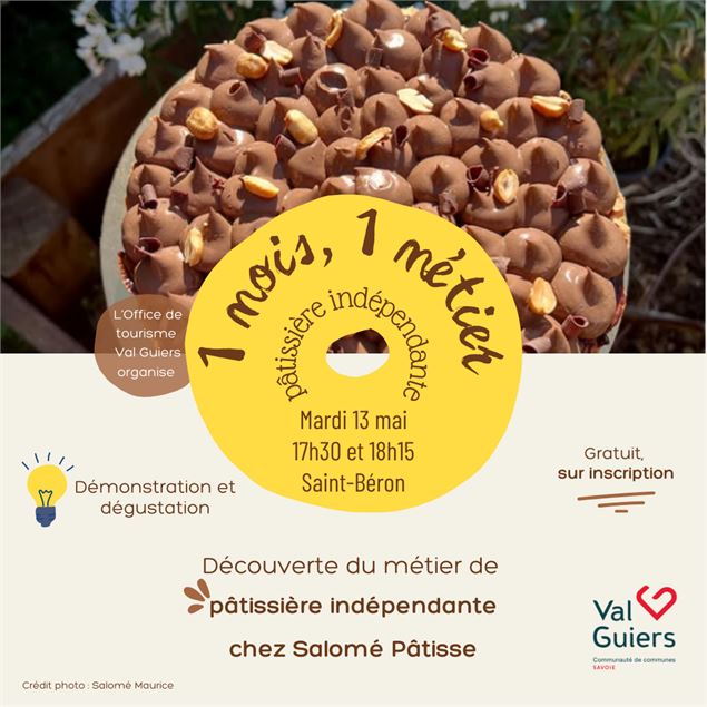1 mois, 1 métier pâtissière indépendante_Saint-Béron