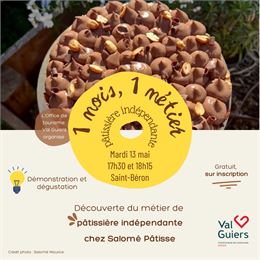 1 mois, 1 métier pâtissière indépendante_Saint-Béron