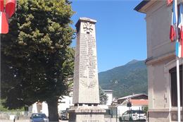 Pause patrimoine : le monument aux morts de Saint-Sigismond restauré_Albertville