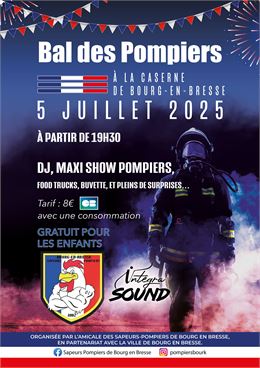 AffichecBal des pompiers de Bourg-en-Bresse_Bourg-en-Bresse - ©SDIS