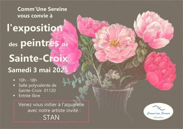 Exposition des peintres de Sainte-Croix - Association Comm'Une Sereine