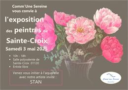 Exposition des peintres de Sainte-Croix - Association Comm'Une Sereine
