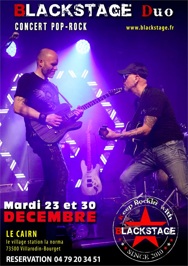 Affiche du concert - le cairn