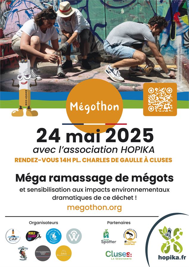 Affiche Mégothon 2025 HOPIKA - Crédit photo @Mary-Lou Mauricio