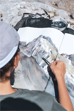 Exposition de croquis Carnets d'alpage_Le Grand-Bornand - C. Chabod