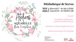 Ateliers d'aquarelle - fleurs & végétaux_Servoz