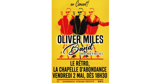Oliver Miles Band au Rétro - Le Rétro