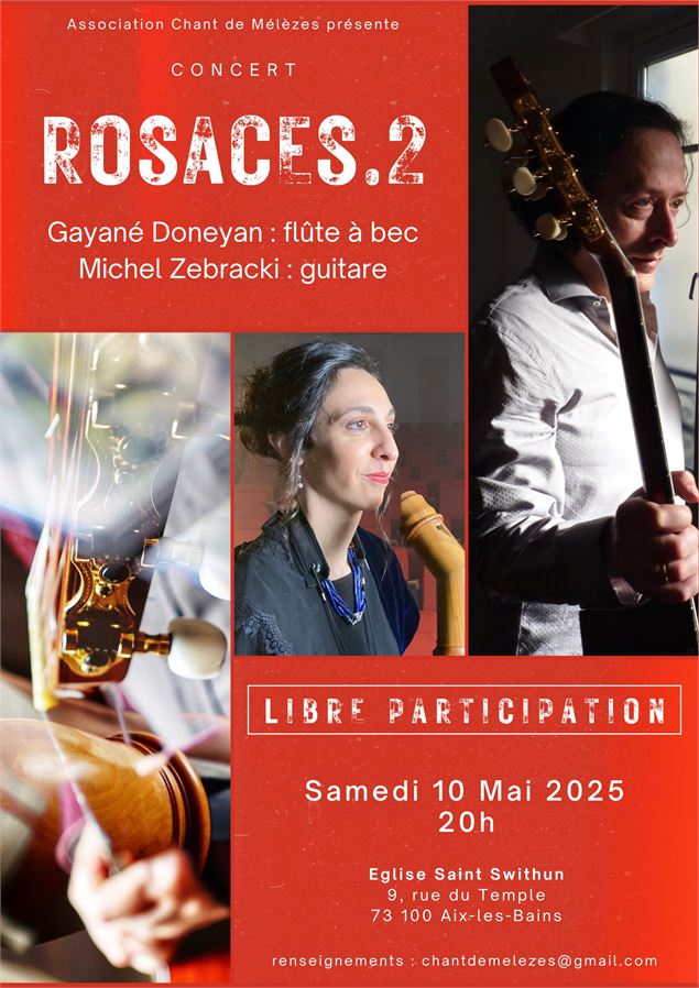 Concert Rosaces.2 - @chant de melezes