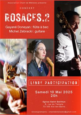 Concert Rosaces.2 - @chant de melezes