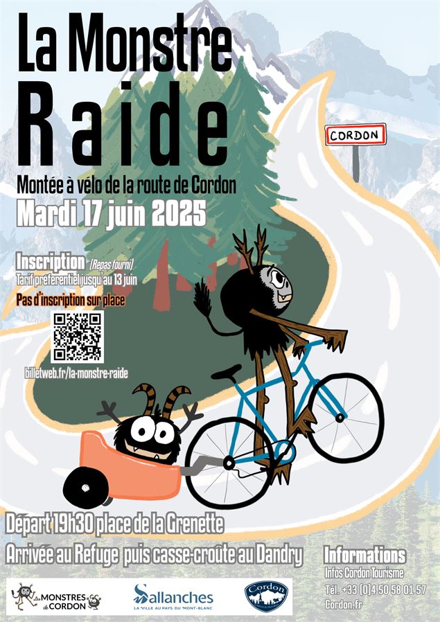 Course de cyclisme - La Monstre Raide_Cordon