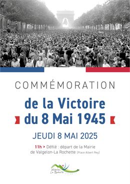 Victoire du 8 mai 1945 : COMMEMORATION