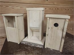 Atelier créatif bois - Nicheoir à oiseaux_Saint-Jean-de-Sixt - Ecomusée du bois et de la foret