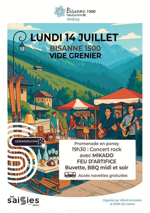 Bisanne en fête et vide grenier_Bisanne 1500