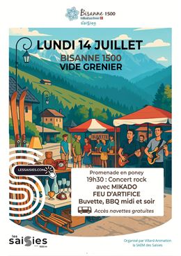 Bisanne en fête et vide grenier_Bisanne 1500