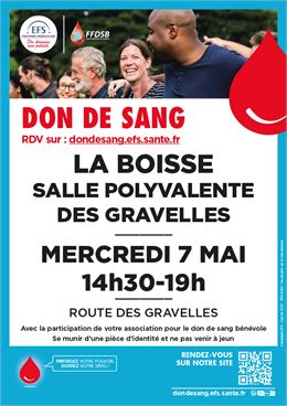 Don du sang_La Boisse en mai - EFS