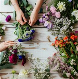 Atelier art floral : bouquet dans son écrin_Yenne