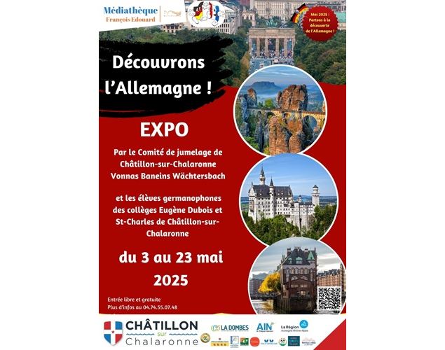 Expo sur l'Allemagne_Châtillon-sur-Chalaronne - Médiathèque