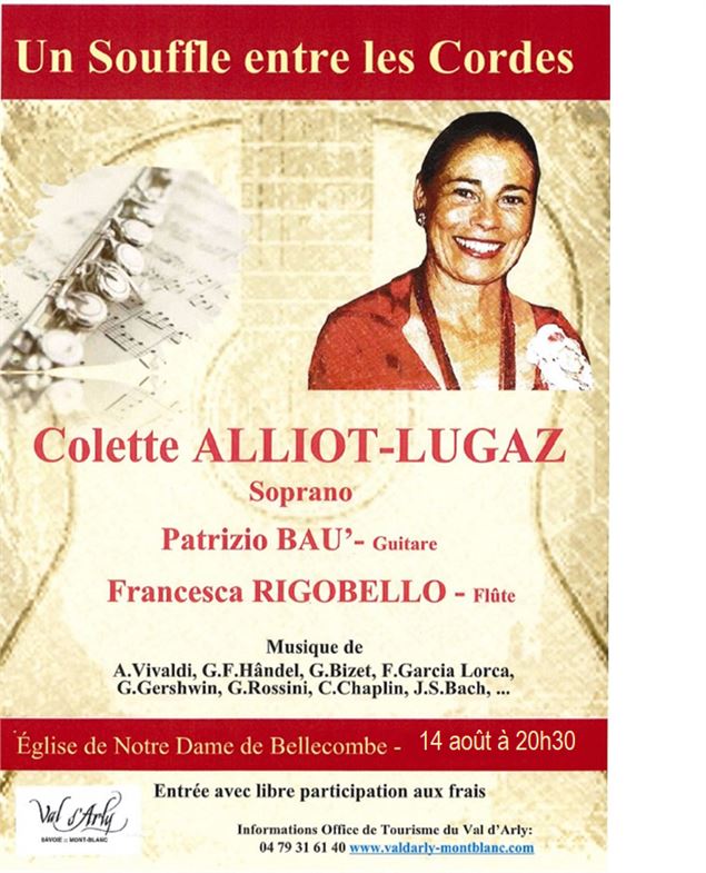 Affiche concert - Colette alliot lugaz